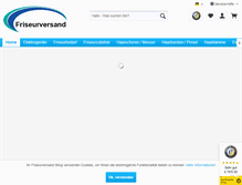 Tablet Screenshot of friseurversand.com